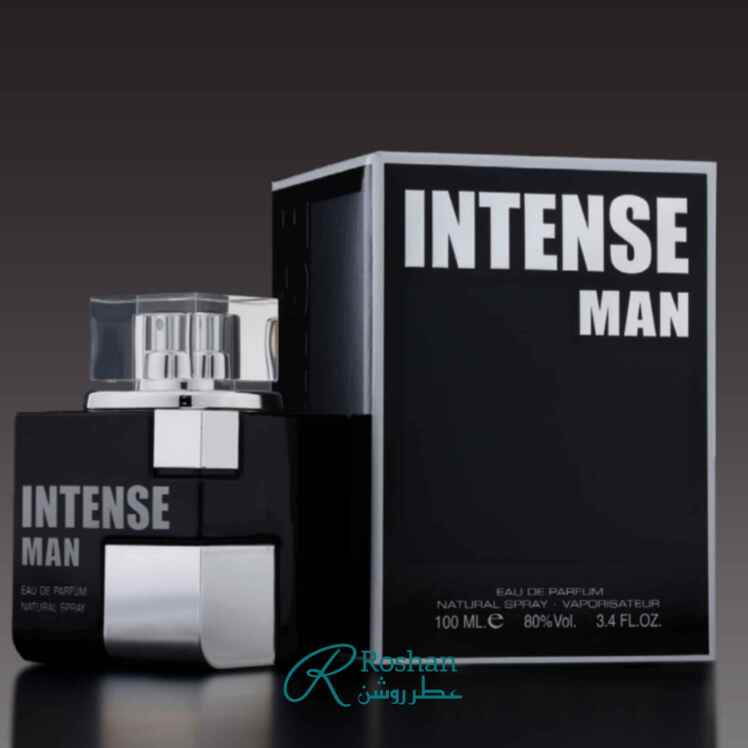 ادکلن intense man شرکت فرگرانس ورلد ، نسخه مشابه و مقرون به صرفه عطر jaguar black - مردانه - ۱۰۰ میل - رایحه تلخ و خنک