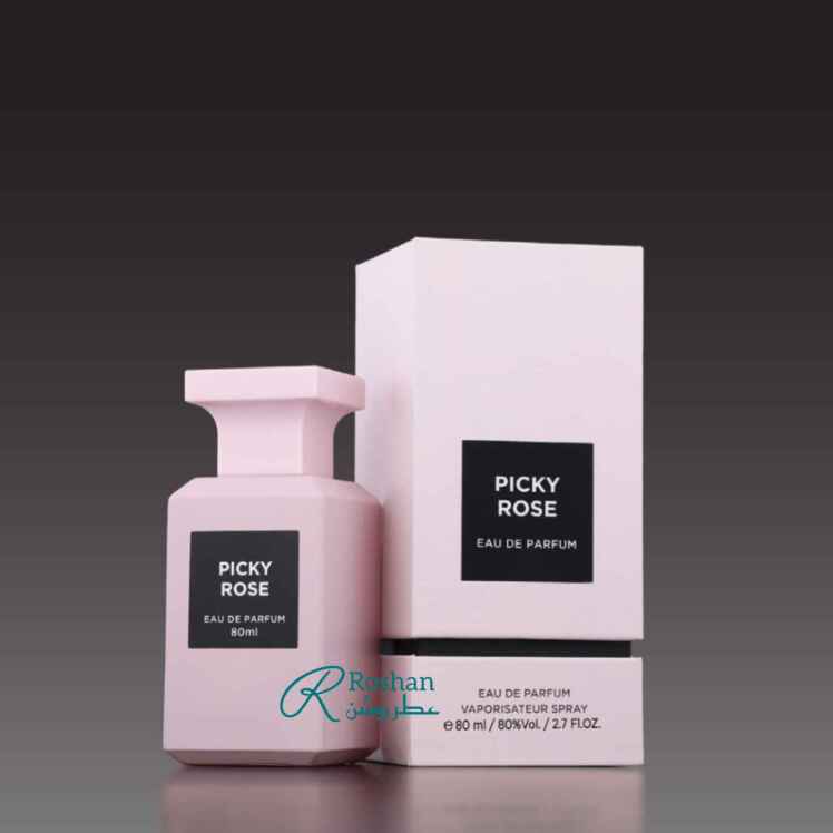 ادکلن picky rose شرکت فرگرانس ورلد ، نسخه مشابه و مقرون به صرفه عطر rose prick - زنانه - رایحه گرم و شیرین - ۱۰۰ میل