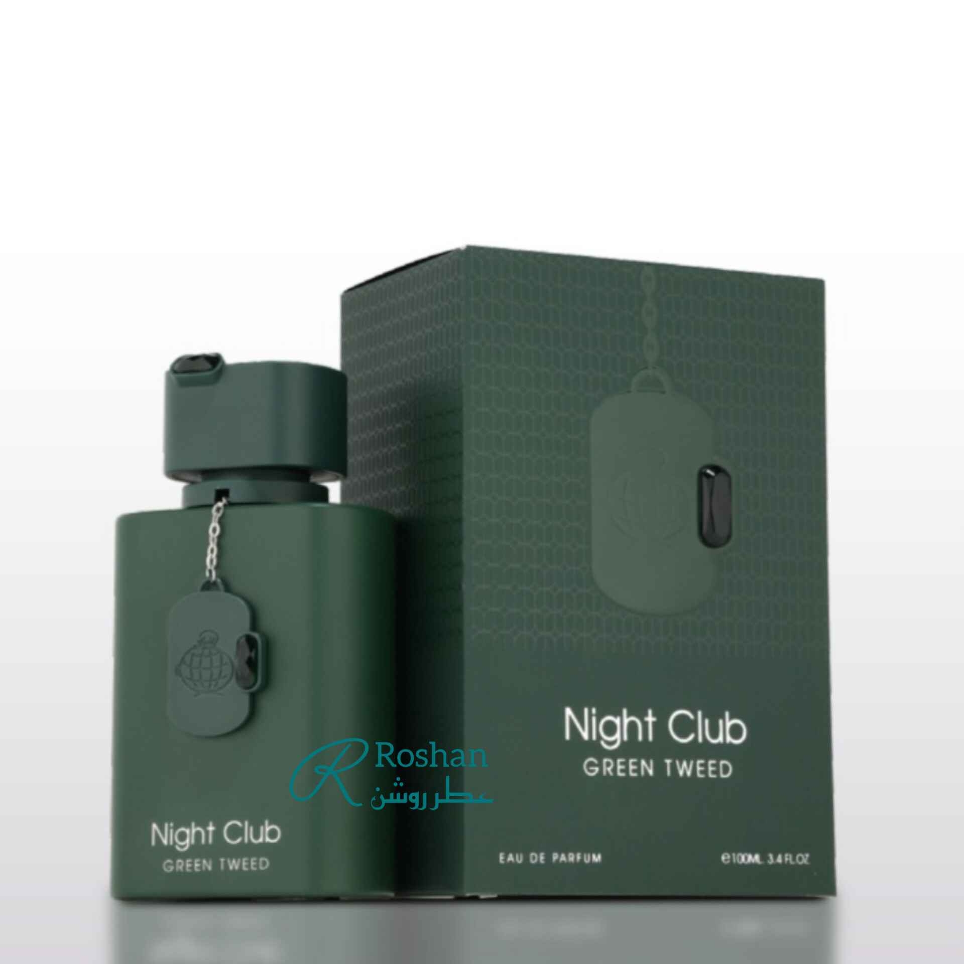  ادکلن night club green tweed شرکت فرگرانس ورلد ، نسخه مشابه و مقرون به صرفه عطر green irish - مردانه - رایحه تازه و خنک 