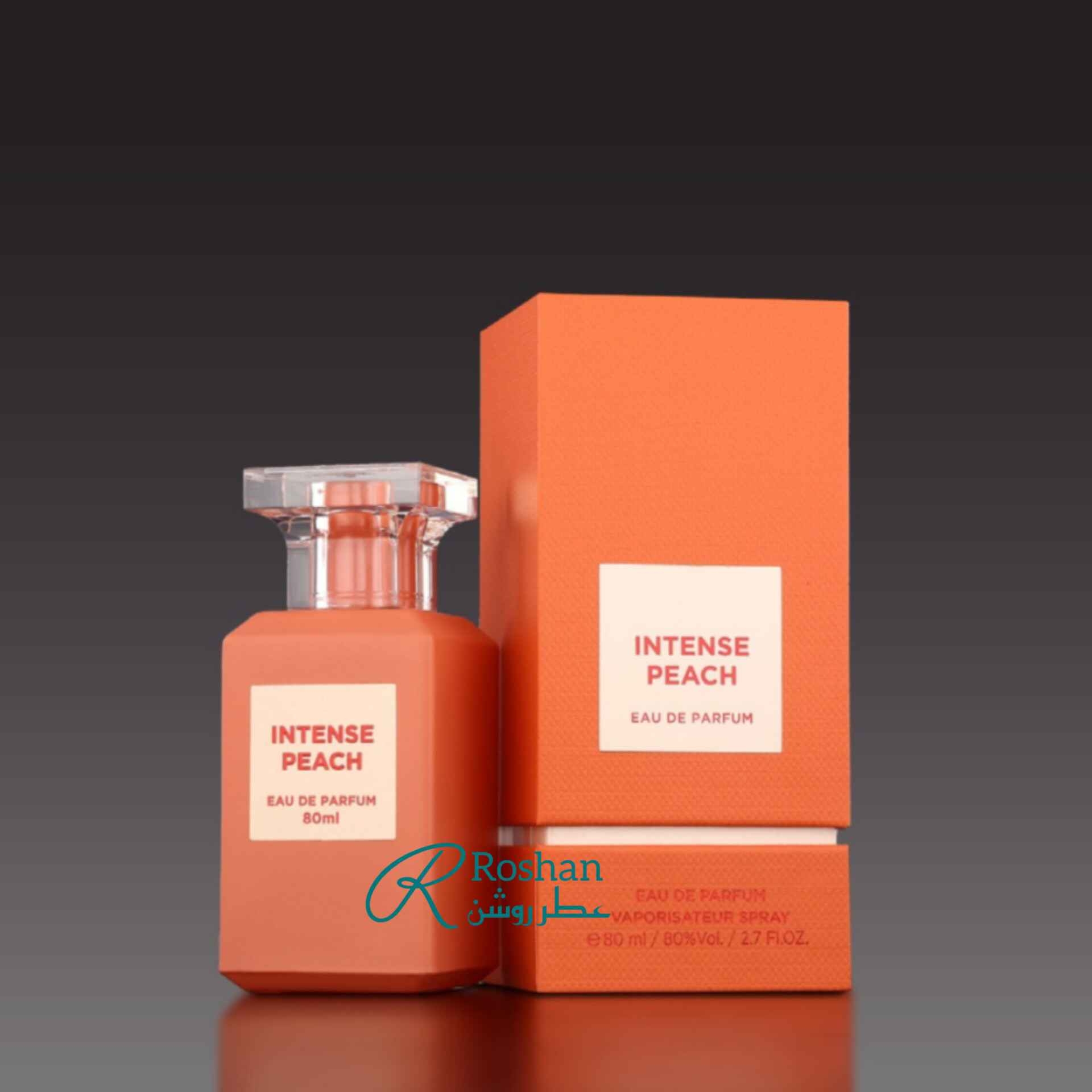 ادکلن intense peach شرکت فرگران ورلد ، نسخه مقرون به صرفه و مشابه عطر bitter peach - زنانه - ۱۰۰ میل - گرم و تلخ