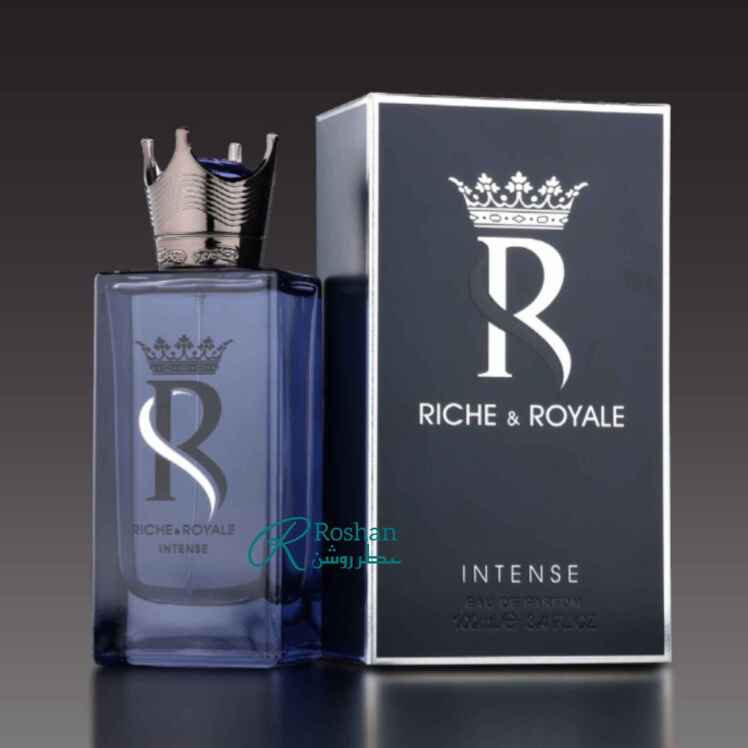 ادکلن Riche and royal شرکت فرگرانس ورلد ، نسخه مقرون به صرفه و مشابه عطر king k - مردانه - تلخ - ۱۰۰ میل