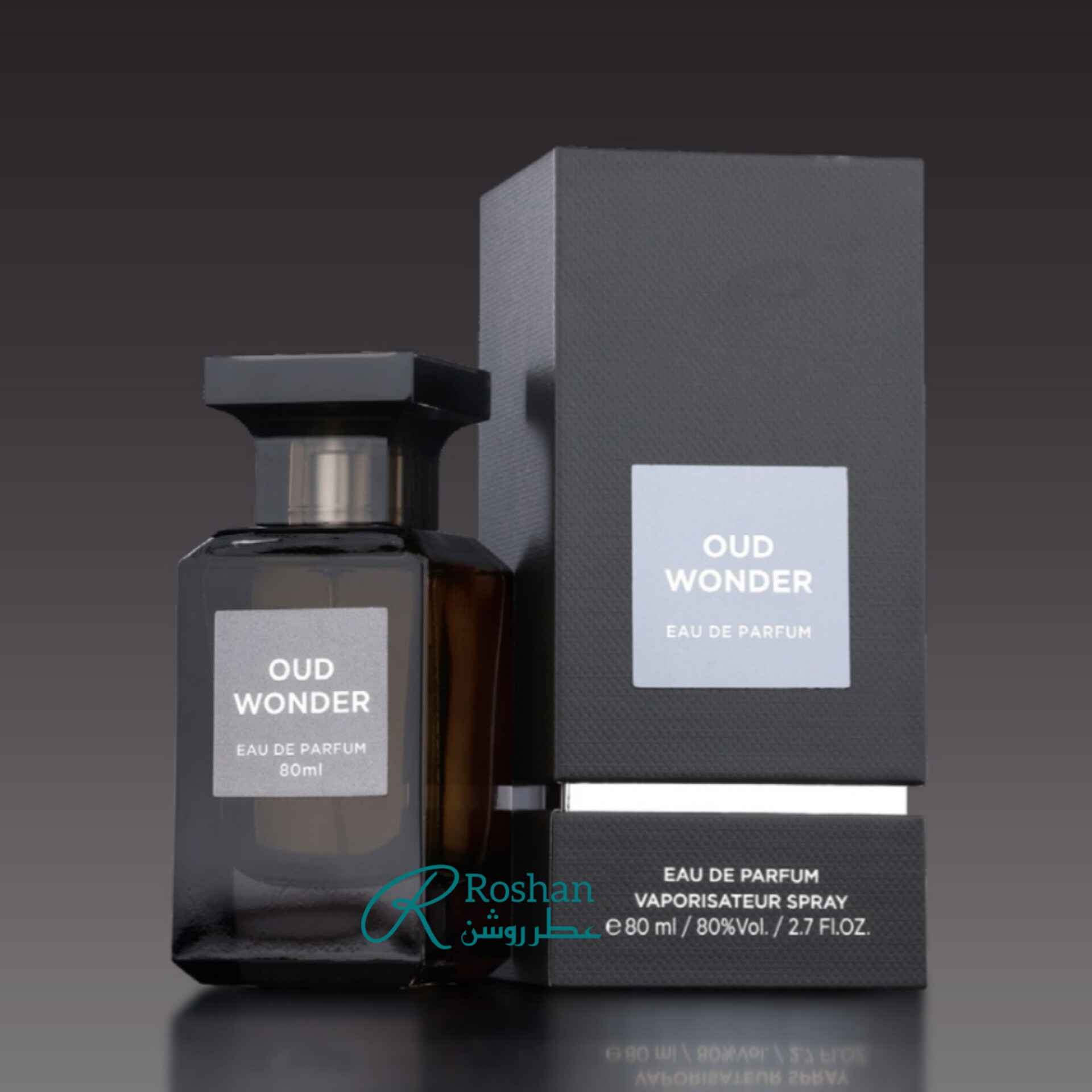 ادکلن oud wonder شرکت فرگرانس ورلد ، نسخه مشابه و مقرون به صرفه عطر oud wood - مردانه - گرم و دودی - ۱۰۰ میل