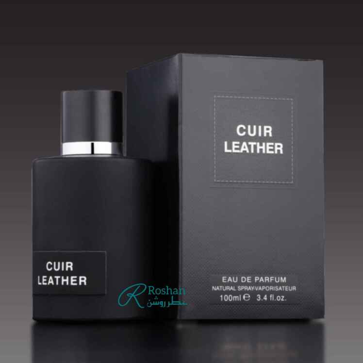 ادکلن cuir leather شرکت فرگرانس ورلد ، نسخه مشابه و مقرون به صرفه عطر ombre leather - مردانه - رایحه گرم و تلخ